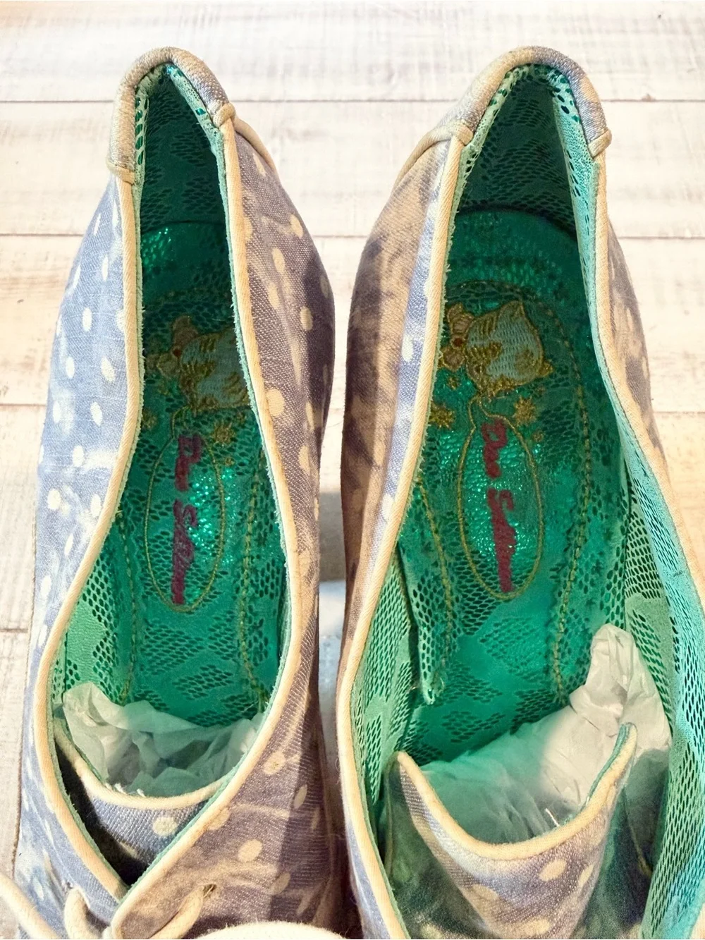 Irregular Choice Dan Sullivan Platform Lace Up Chunky Heel Size 41 Whimsical